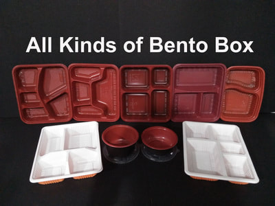 Bento boxes 2,3,4 and 5 divisions